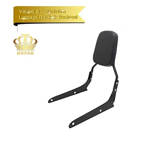 

Backrest Sissy Bar Cushion Pad For Honda Shadow Spirit C2 VT750 VT 750 Sport Edition Black