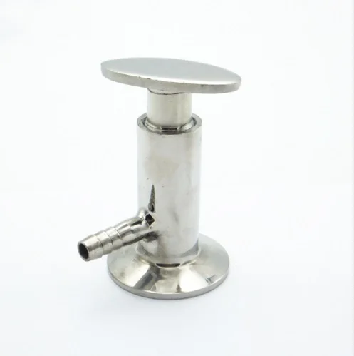 1.5" Tri Clamp To 10mm Hose Barb Sampling Valve - Stainless Steel Fitting For Homebrew Beer Brewing