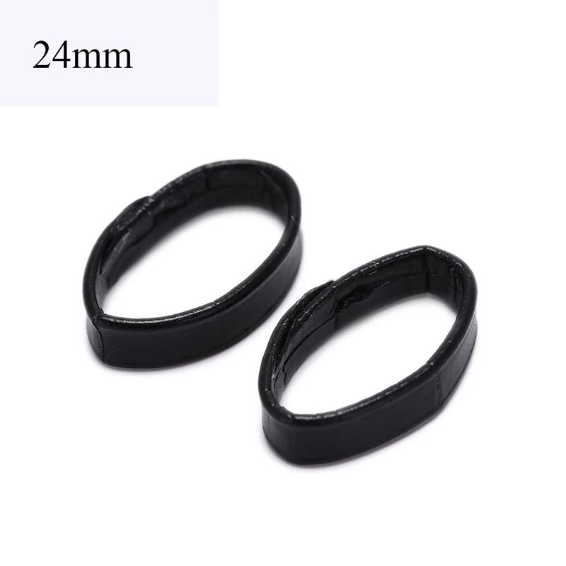 

2pc 14mm 16mm18mm 20mm 22mm 24mm Watch Strap Leather Holder Locker Loops Leather Watch Band Ring