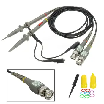 

2Pcs Oscilloscope Probe BNC Alligator Clip Ground Lead Test Tool 20MHz