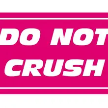 2000 шт/партия 8x4 см не раздавливайте самоклеющиеся наклейки для перевозки грузов, пункт № DN02