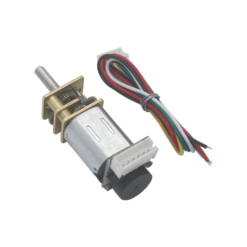 JGA12-N20 DC мотор-редуктор 6V низшее Скорость мотор миниатюрный небольшой Электрический двигатель медленная энкодер