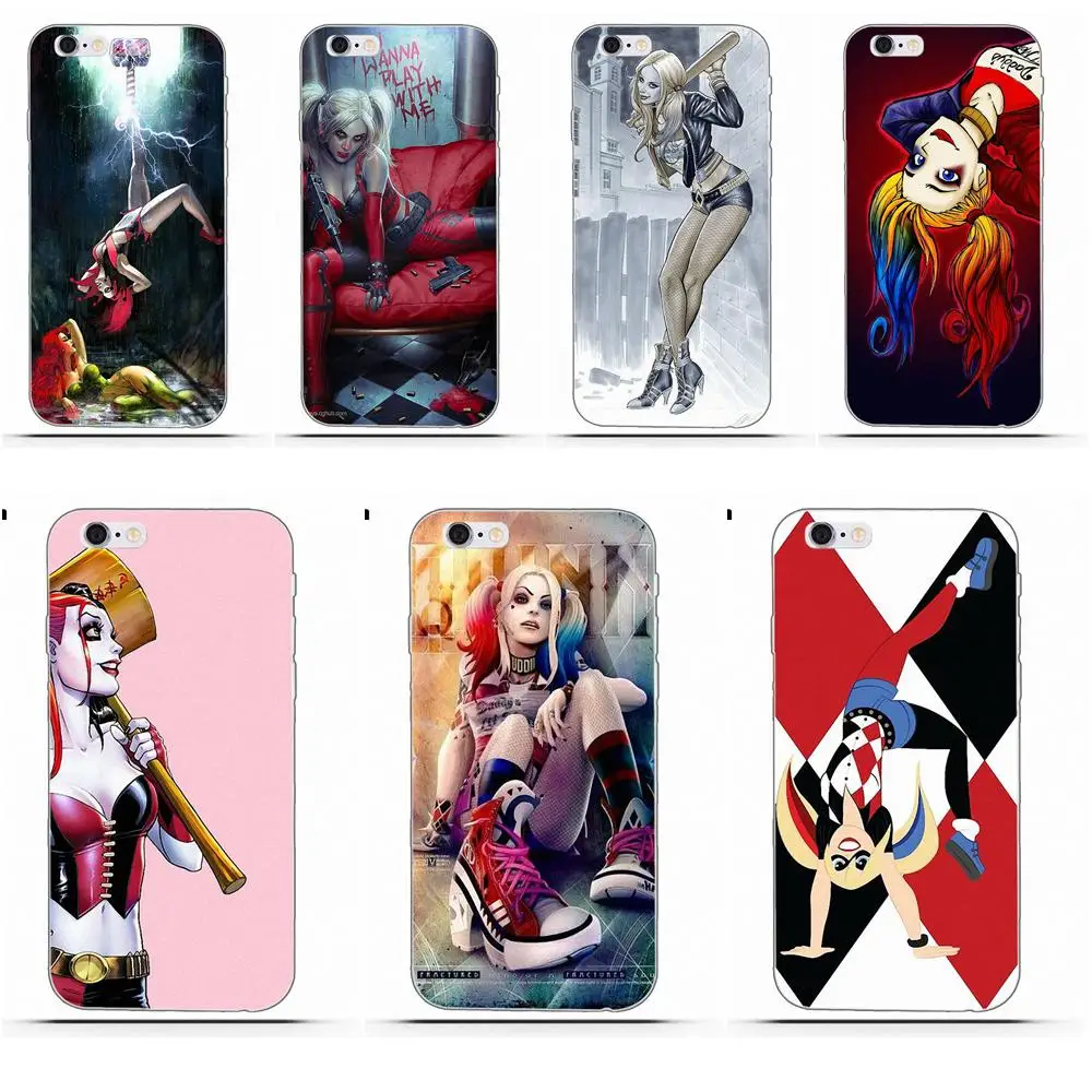 

TPU Patterns Super Hero Poison Ivy Harley For Xiaomi Redmi Note 2 3 3S 4 4A 4X 5 5A 6 6A Pro Plus