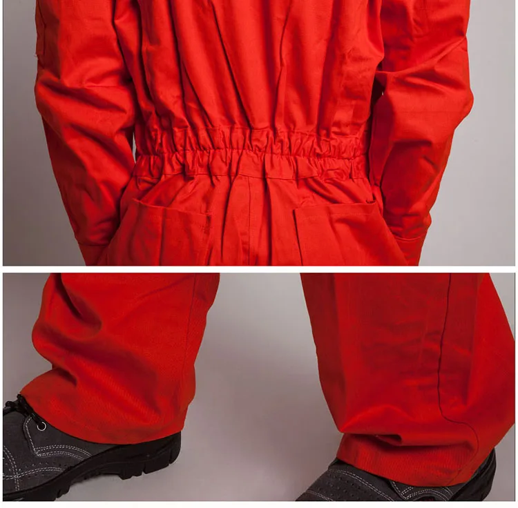 Men Work Overalls Long Sleeve Working Coveralls Comfortable Cotton Labor Uniforms Workwear Repairman Auto Repair Plus Size M-4XL (14)