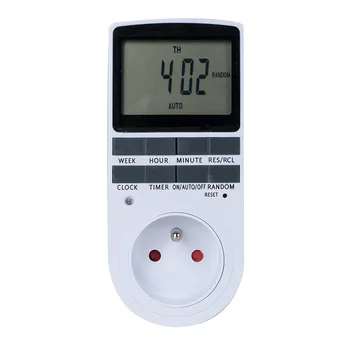 

French large screen timer switch socket wholesale Timer socket neutral Packaging