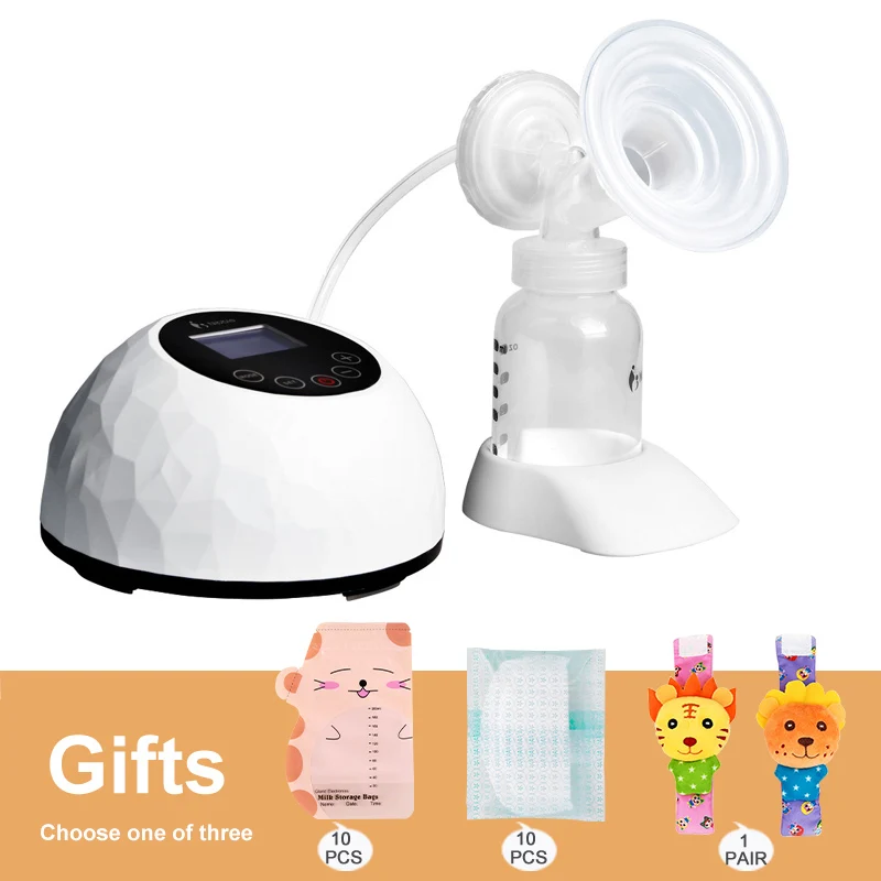 

GL Musical Electric Breast Pump Milk Extractor PPSU FDA Touch Panel Control Baby Breast Milk Suction Device Feeding Breast Pump