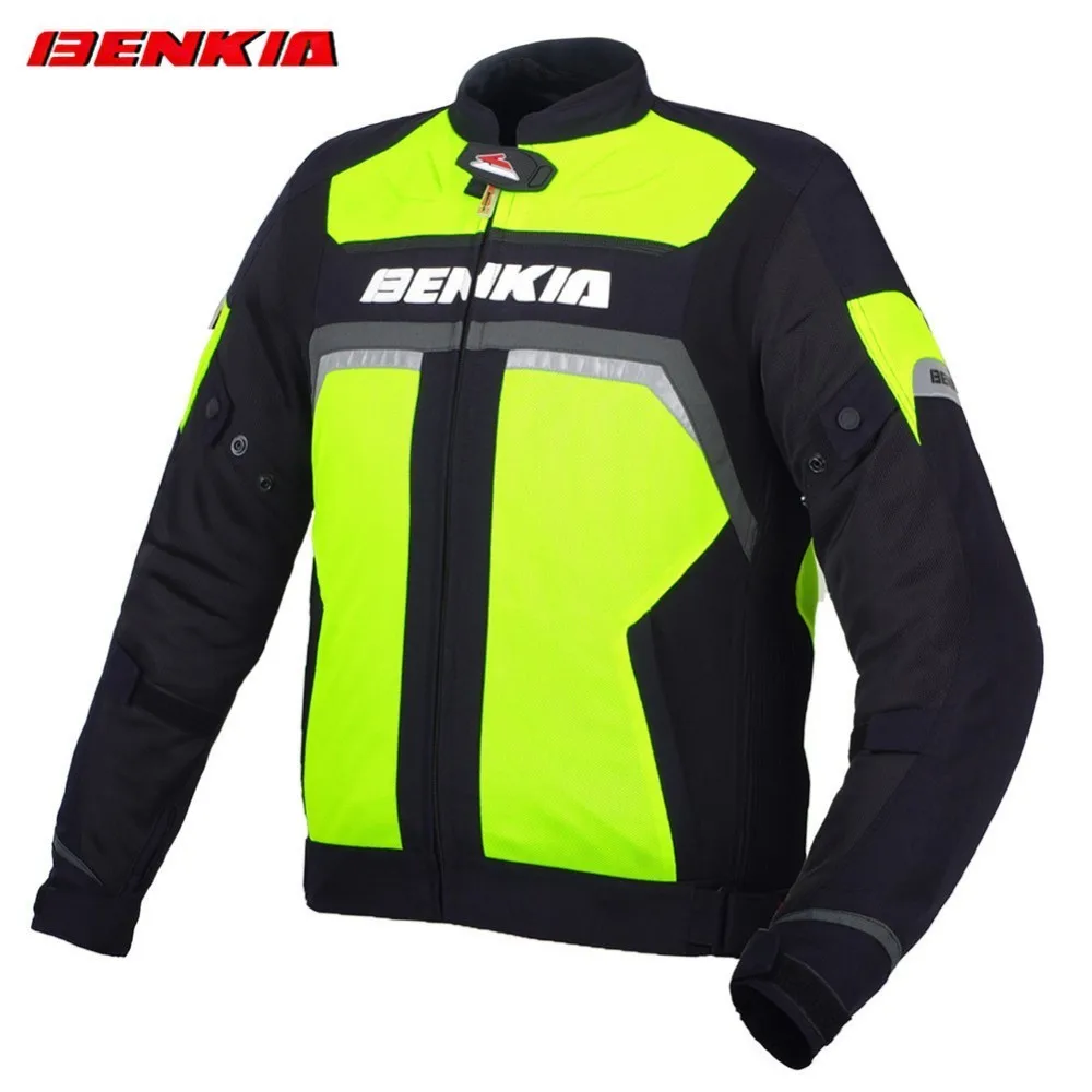 BENKIA JS35 de los hombres de la motocicleta de carreras de chaquetas de Moto, chaqueta de la motocicleta chaqueta de cazadora Moto de la motocicleta carrera de la motocicleta de malla de chaquetas