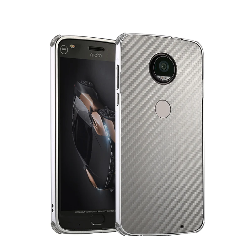 Роскошный Гибридный чехол для Motorola MOTO E4 плюс жесткого углеродного волокна Coque металлический бампер+ PC Защитная Крышка Случаях для Moto E4Plus