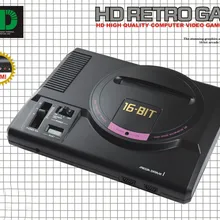 Горячая HDMI видео игровая консоль Sega megadrive I Genesis 50в1 бесплатные игры Высокое Разрешение HDMI ТВ выход с 2,4G беспроводной контроллер