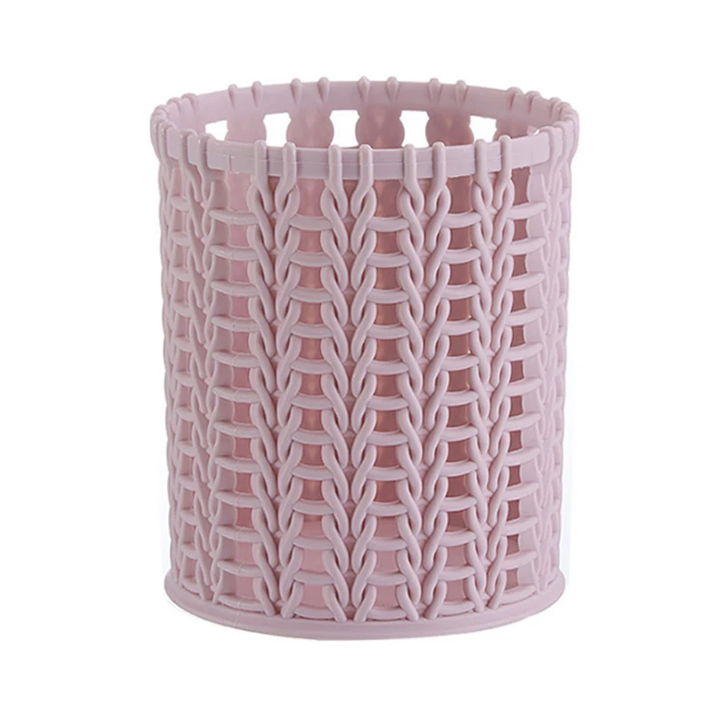 

Multifunction Cylinder Pen Storage Box Hollow Pen Pot Holder Sunglasses Makeup Brush Container Home Office Desktop organizer