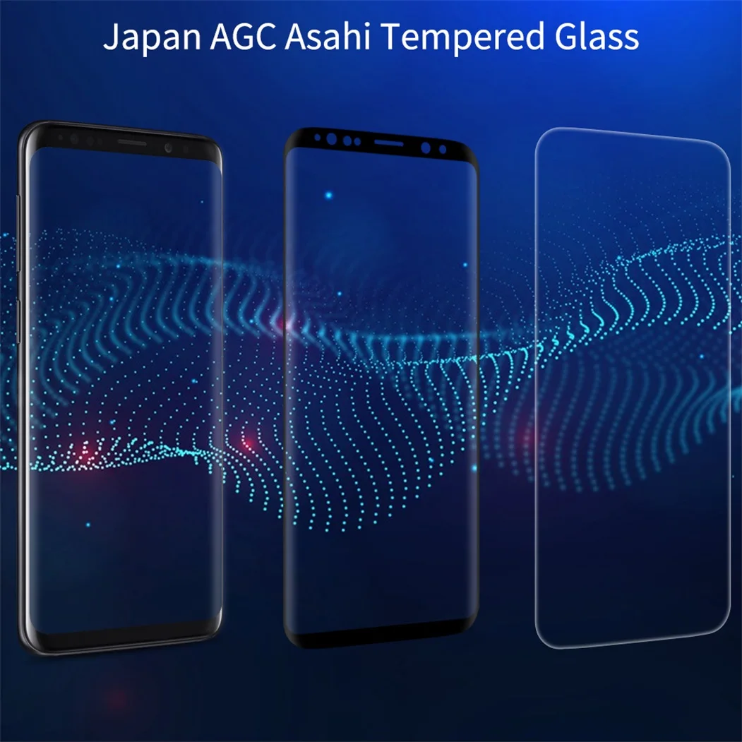 Закаленное Стекло для samsung Galaxy S9 + Note 9 PLUS плюс Nillkin 3D DS максимальное полное