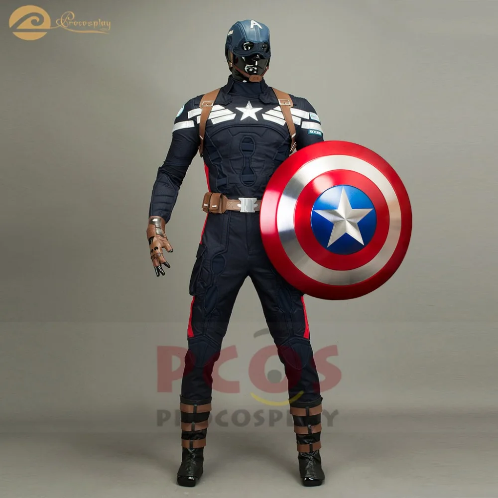 Captain America The Winter Soldier Steve Rogers helmet cosplay Halloween mask 