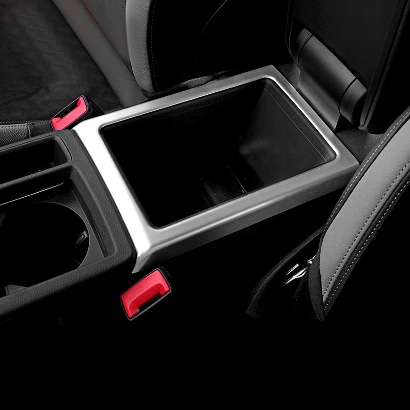 

For Audi Q3 2019 Car Styling Interior Central Console Armrest Box Frame Sticker Cover Trim Decoration Accessories