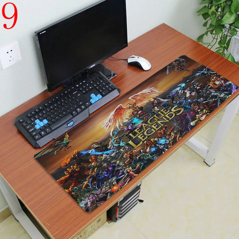 Babaite League of legends Мышь коврик с обработанным краем коврик для мышь Notbook компьютер Мышь Pad 30x80 см игровой коврик Мышь геймера Бестселлер
