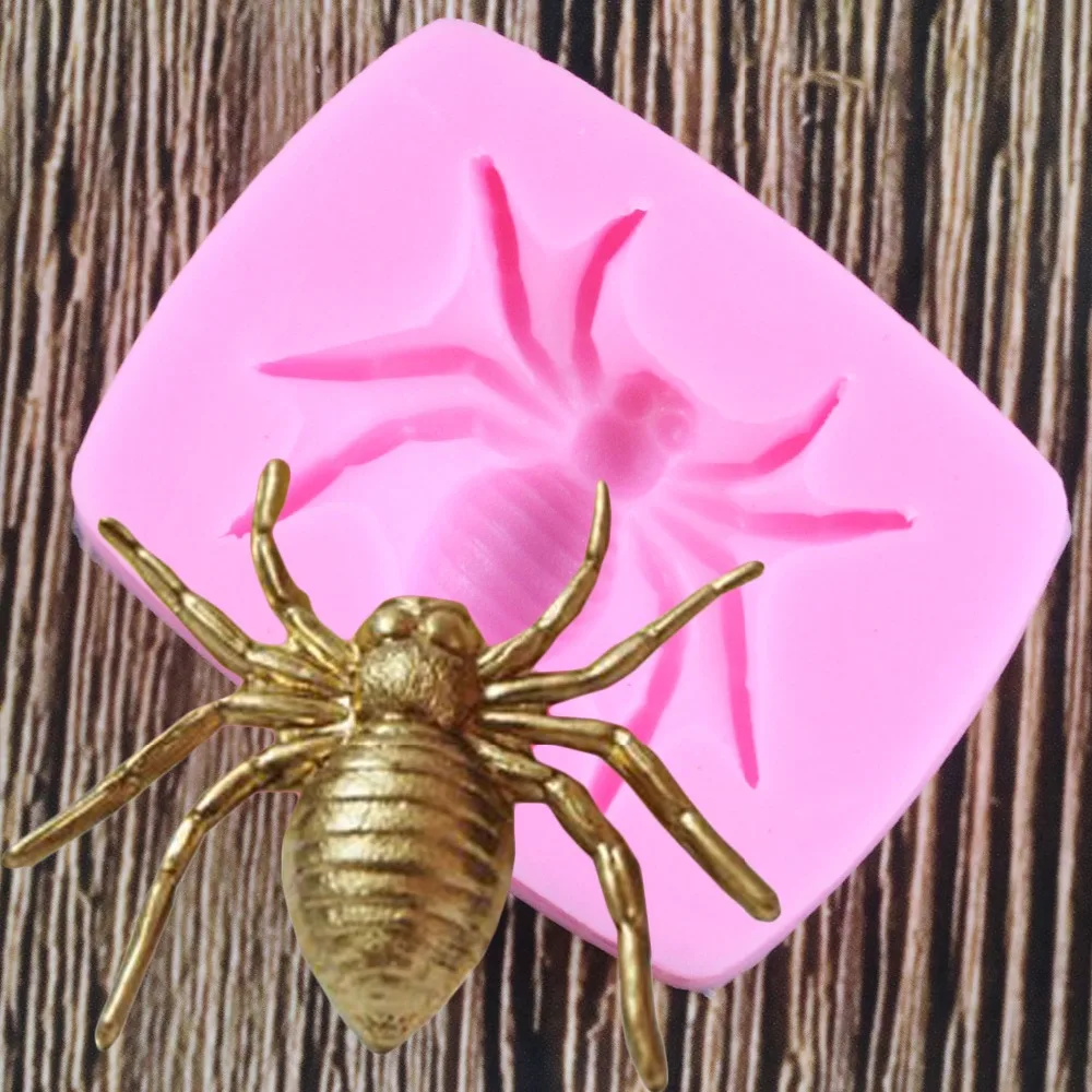 

Sugarcraft Spider Silicone Mold Fondant Mold Cake Decorating Tools Chocolate Mold Kitchen Baking Mold
