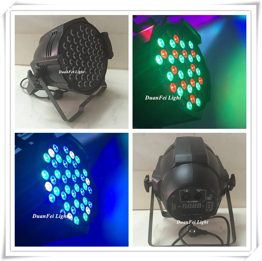 16pieces 54x3W led par RGBW stage light par cans indoor dmx uplights