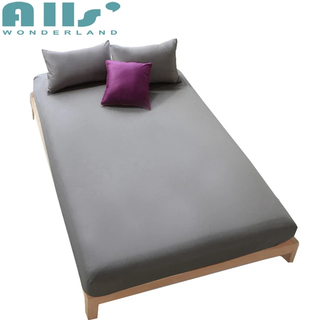 Deep Pocket Ed Sheet 1pc 100 Cotton Bed Sheets Mattress Deep Pocket Ed Sheet 1pc 100 Cotton Bed Sheets Mattress Protector Cover Grey White Purple