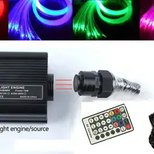 RGBW 16 Вт волоконно-оптический Звездный потолочный светильник комплект 3 м(L) смешанный 0,75 мм/1,0 мм/1,5 мм 300 шт. конец светящийся PMMA кабель 28Key Съемник драйвер