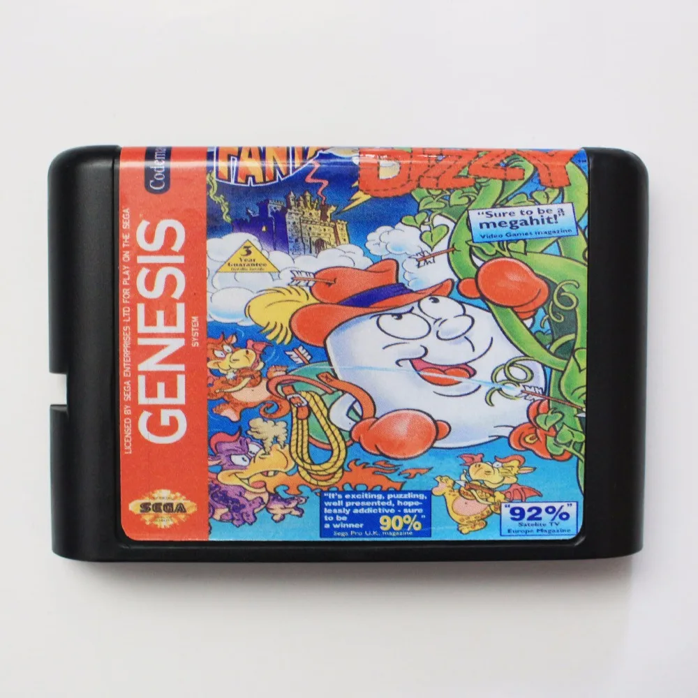 Фантастическая игра Dizzy 16 бит MD для Sega Mega Drive Genesis | Электроника