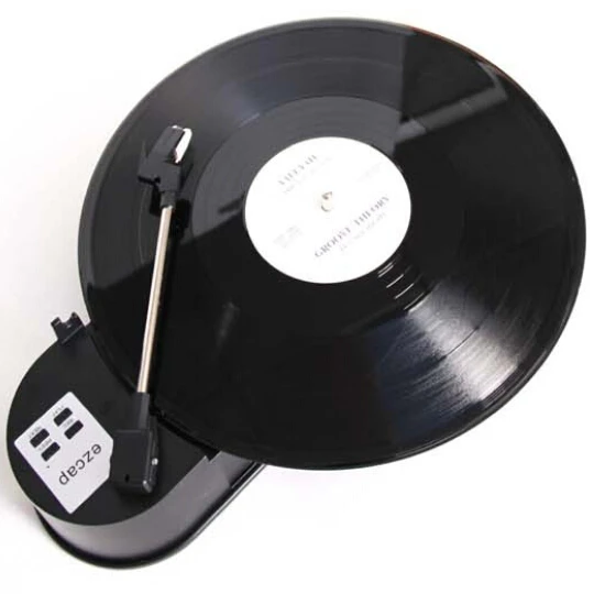 USB Mini Phonograph Vinyl Turntables Audio Player Turnplate Support