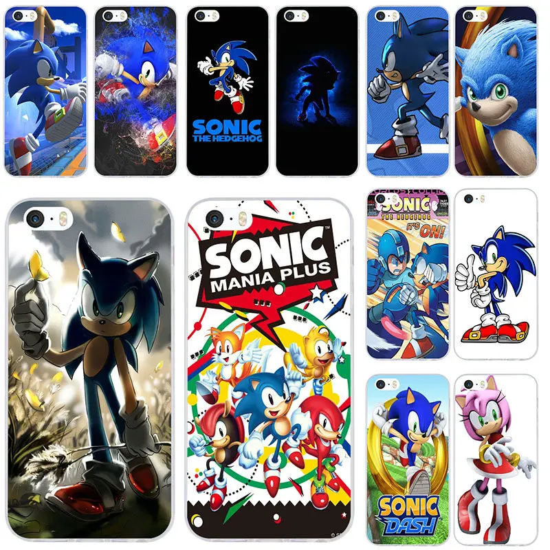 

Sonic Forces Soft TPU Silicone Mobile Phone Case Cover for iPhone 8 7 6 6S Plus X XR XS Max 5 5S SE 5C 4 4S Coque Shell Bags