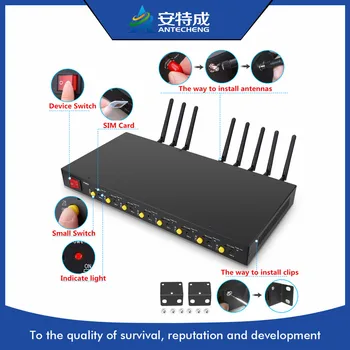 

Cheap 3g sim5360A/E wcdma 8 port modem pool, bulk sms device 3g 8 port modem pool with imei change