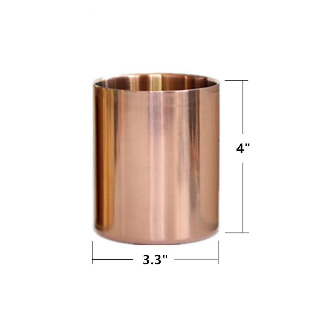 Rose-Gold-Stainless-Steel-Cylinder-Pen-Holder-for-Desk-Organizer-Stand-Multi-Use-Pencil-Pot-Office