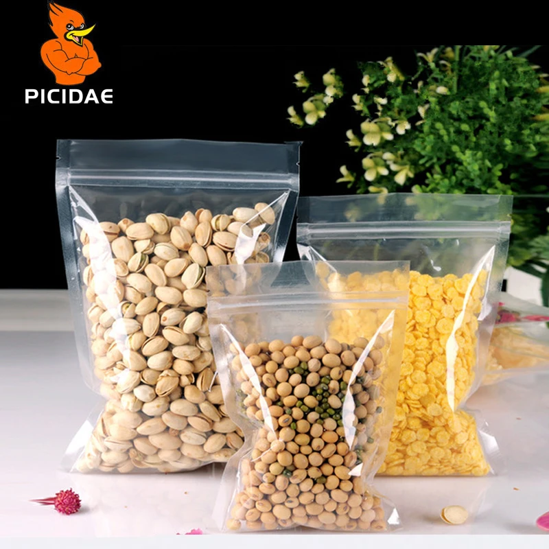 Мешки для термосварки PET Zip Lock Пластиковая упаковка Прозрачный пакет Ziplock
