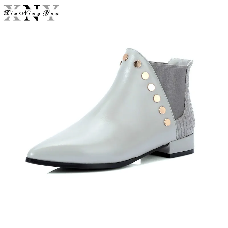 Cremallera Cuero gray gray 2017 Vaca Caliente Mujeres 1 2 2 Martin Black Xiuningyan Nuevo Felpa Botas Invierno Clásico Moda Botines 4 3 Otoño 1 black black De Zapatos gray 78nxpH