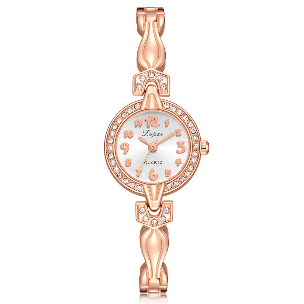 P298 Lvpai Women's Watch Crystal Diamond Bracelet Quartz Wrist Watch P298 Lvpai Women's Watch Crystal Diamond Bracelet Quartz Wrist Watch