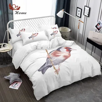 

Cartoon Carduelis Kids Bedding Set Cute Colorful Animal Duvet Cover Set Printed FashionBedclothes 3pcs US/AU/RU Size M1045
