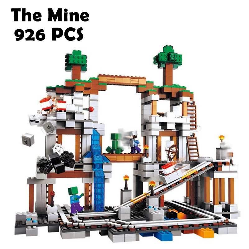 

Compatible with lego 21118 Models building toy 10179 926PCS My World The Mine Building Blocks toys & hobbies