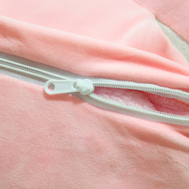 3 в 1 плюшевая подушка с фланелевым одеялом розовая поросенок КИТ чучело животных прозрачная пленка Подушка плей телефон грелка для рук