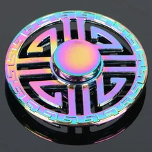 Красочный CH стиль огненное колесо EDC ручной Спиннер для спиннера ручной Металл и СДВГ помогает вниманию снижает беспокойство стресс подарок пальчиковые игрушки