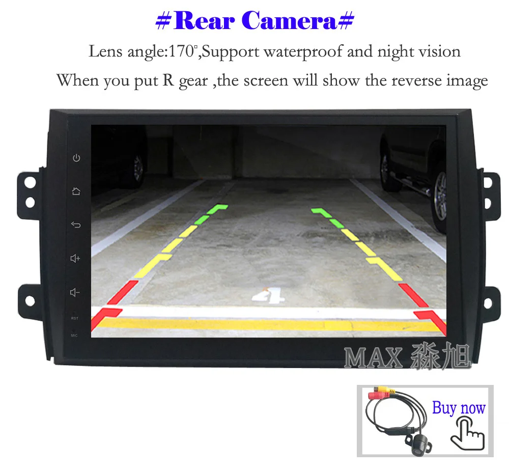 Discount MAX GPS Navigation System Android 8.1.0 Car DVD For Suzuki SX4 2006 -2013 Car Radio RDS Bluetooth Call 4G WiFi SWC Free Map 14