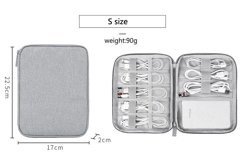 BUBM сумка для электронных аксессуаров путешествия электронный органайзер для хранения данных провода ipad Жесткий диск