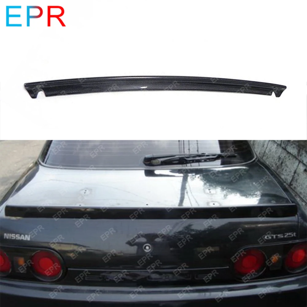 

For Nissan Skyline R32 Carbon Fiber Trunk Spoiler Body Kit Auto Tuning Part For GTR R32 GTS GTR Nismo Trunk Spoiler (Stick On)