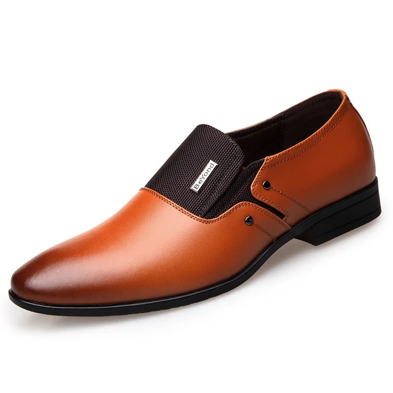 Merkmak/осенне-зимняя мужская официальная Свадебная обувь роскошная мужская одежда для бизнеса модельные туфли мужские лоферы с острым носком Большие размеры 38-44