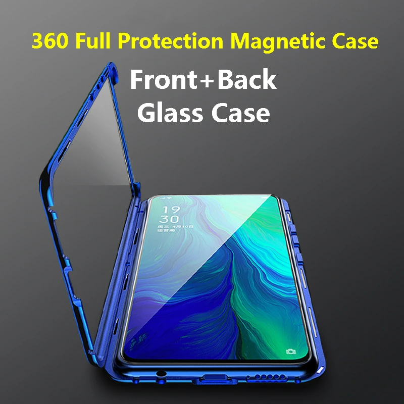 Магнитный чехол для Huawei Mate 20 P30 P20 Pro 360 дюйма передний + задний двухсторонний из
