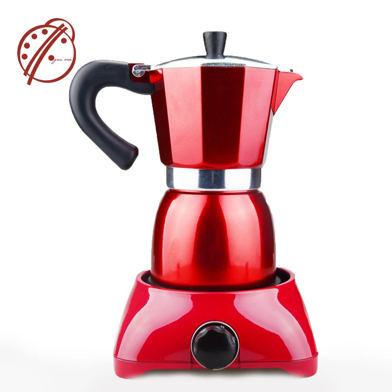 Electric Coffee Maker Filter Pot Moka Electric Coffee Maker Filter Pot Moka Tools Red Heating Mocha Italian Espresso Machine On Aliexpress Alibaba