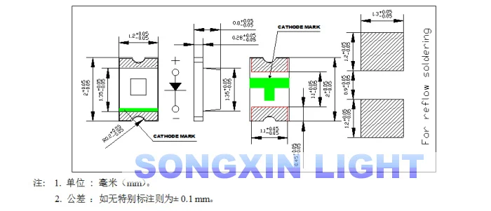 100 шт. 0805 SMD светодиодный теплый белый светодиодный S 2800-3200K светодиодный светильник диодный прозрачный DIY супер яркий