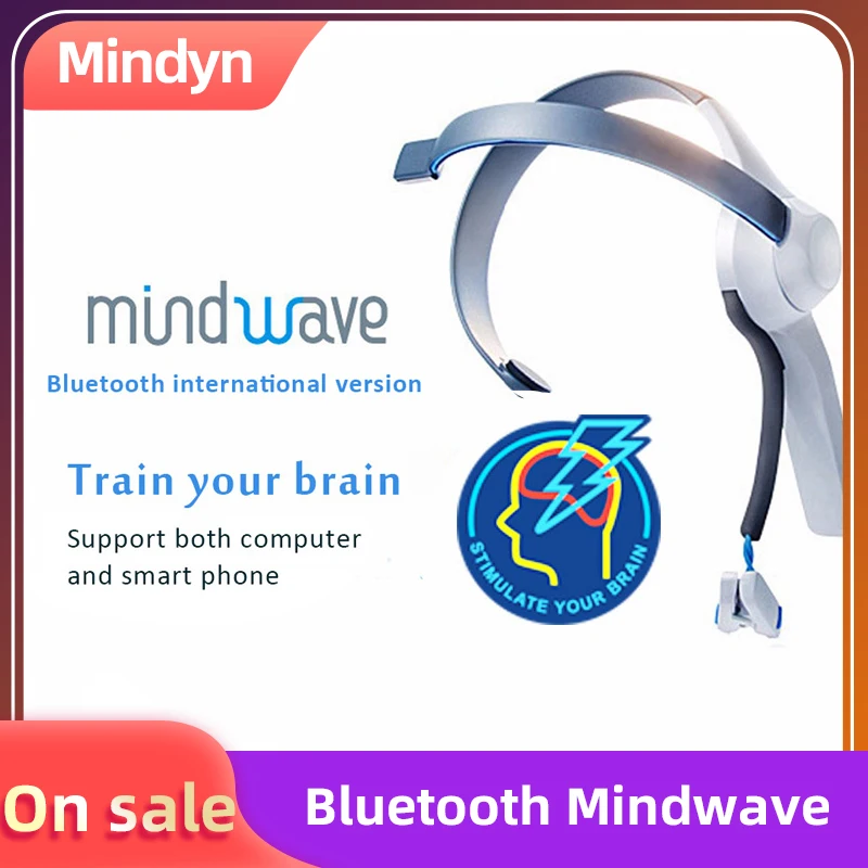  Mindwave Bluetooth Headset Mobile Dry Electrode EEG Attention and Meditation Controller Neuro Feedb