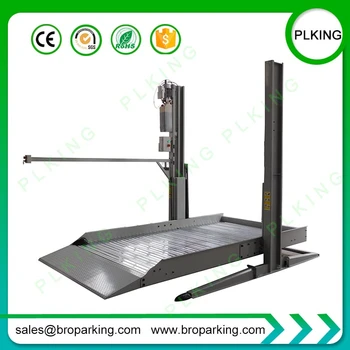 

Two post electric lift car parking lift for commercial use