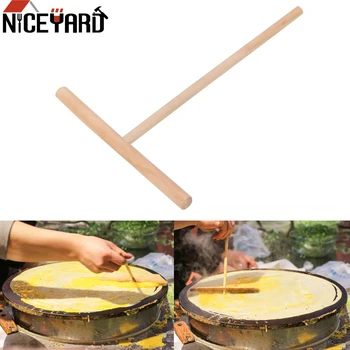 

NICEYARD Pancake Tool Wooden Pancake Batter Spreader Stick Home Kitchen Tools Chinese Specialty Crepe Maker