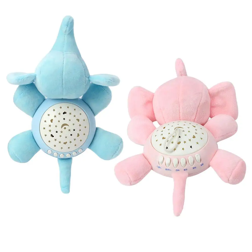 

Led Night Light Stars Projector Baby Toys For Children Sleep With Colorful Light Luminous Music Animal Lamp Plush Toy
