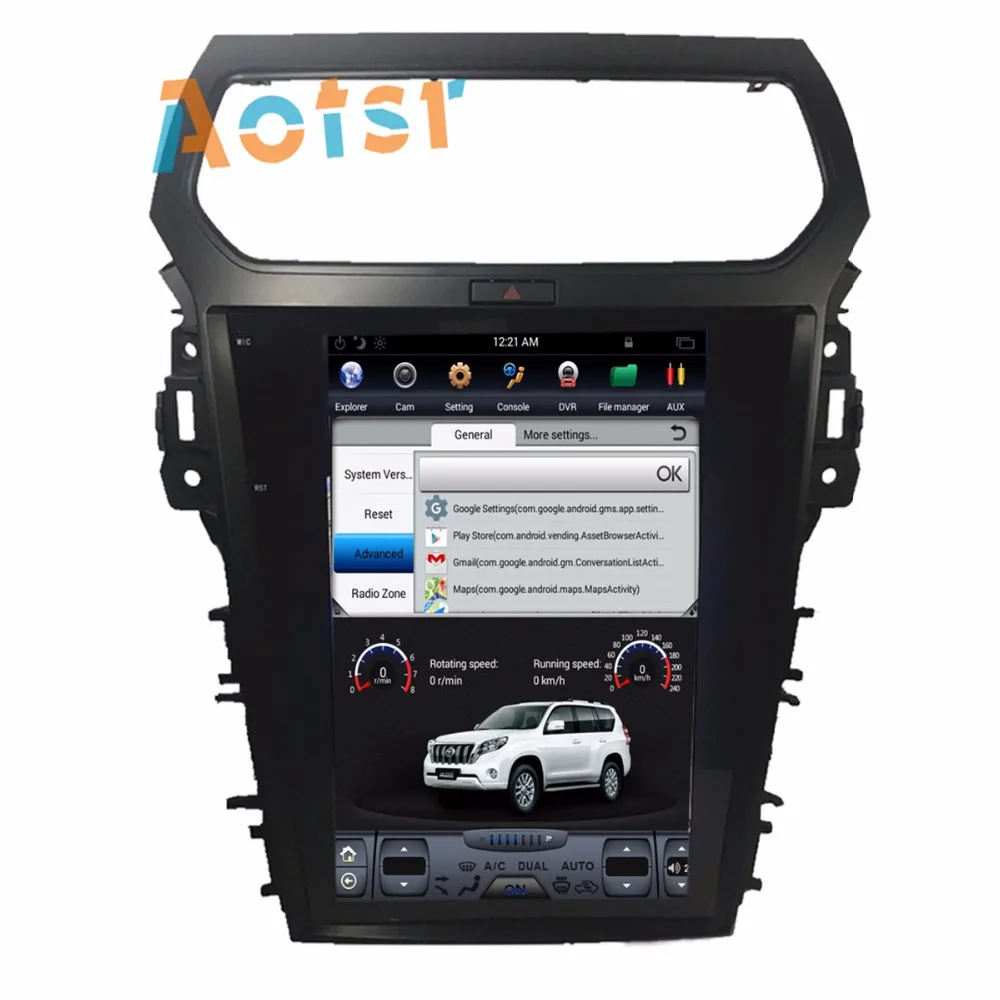 Clearance BIG Screen Tesla style Android 6.0 car GPS radio stereo For Ford Explorer 2011-2016 automotive gps navigation headunit BT no dvd 2