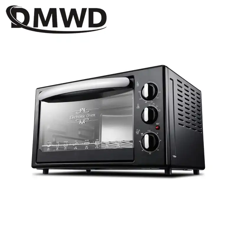 DMWD 30L электрическая хлебопекарная печь многофункциональная пицца пончик торт выпечка печенья машина барбекю подогреватель гриля таймер хлеб тостер EU - изображение