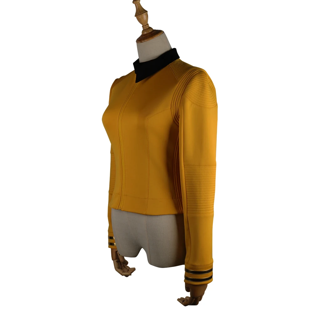 New Star Trek Discovery Season 2 Costume Female Top Starfleet Commander Uniform with Badge Woman Costumes Adult Cosplay Costume (3)