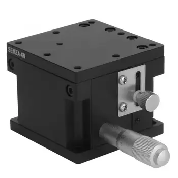 

guia linear SEMZA-60 Trimming Platform Slide Table Fine Tuning Bearing Vertical Linear Stage 60*60*50mm linears rails guia
