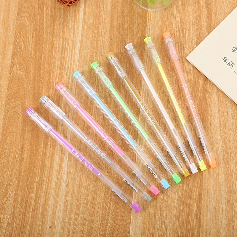 

1PC Novelty Highlighter Pens Kawaii Colorful Markers Gel Pens For Kids Gift School Office Supplies Stationery